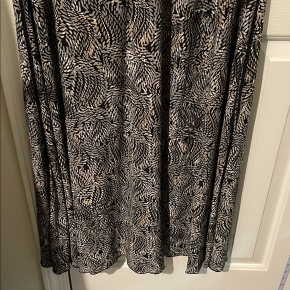 Attitudes by Renee Black and Gold Floral Maxi Dress - Picture 7 of 8